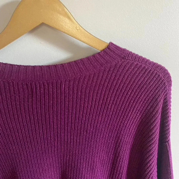 American Eagle Purple Crew Neck Sweater - Picture 10 of 12